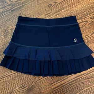 Navy SofiaBella ruffle tennis skirt size small